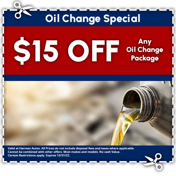 Frostbyte Motors Oil Change Coupon